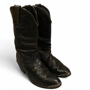 Durango Black Western Leather Boots